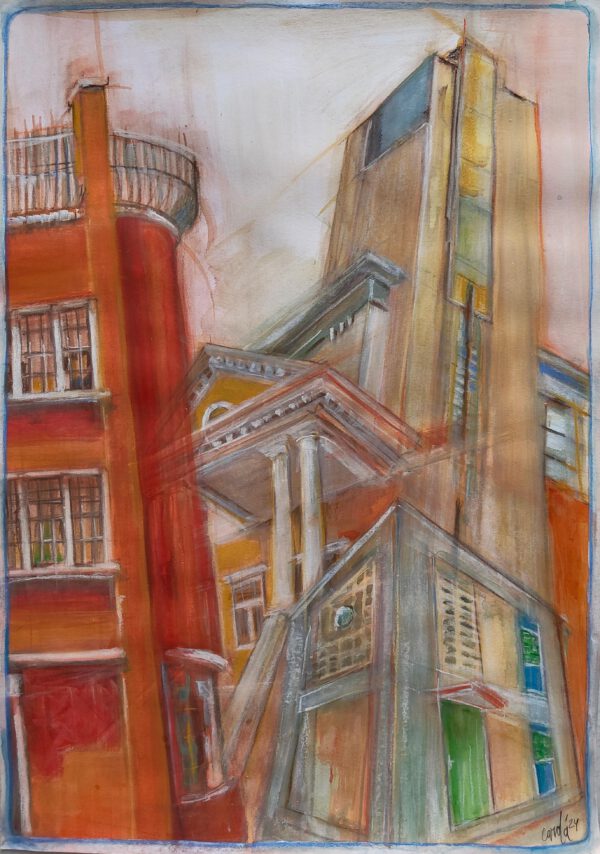 Alex building, 42x59,4cm, 2024