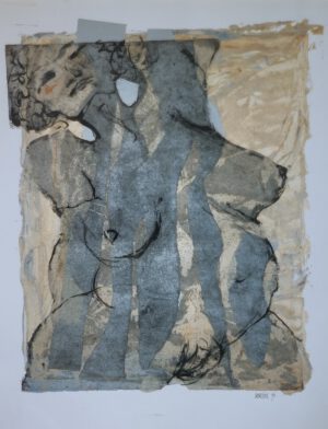Dancing lady 1, 50x65cm, 1997