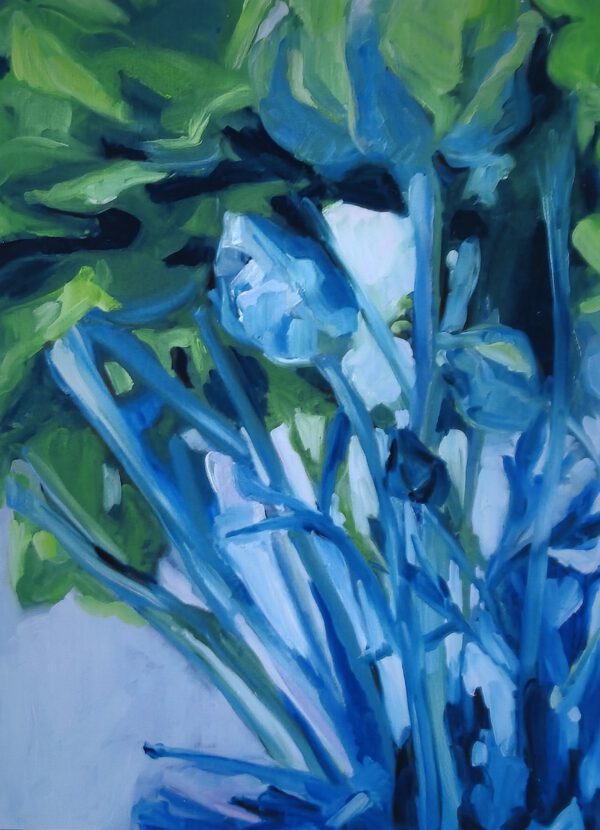 Green flowers, 60x80cm, 2006