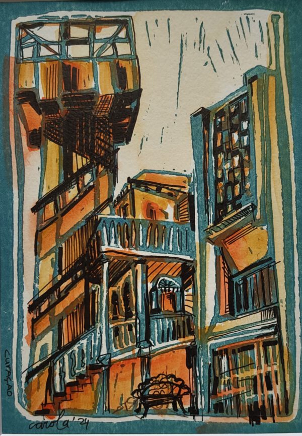 Penstraat 2, incl. passepartout 21x29,7cm, 2024