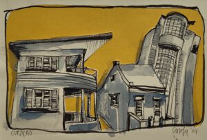 Pietermaai, incl. passepartout 21x29,7cm, 2024