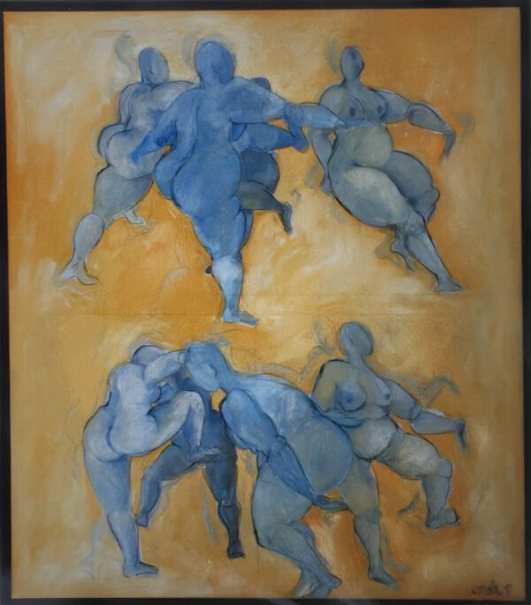 Round dance, 100x115cm, 1997