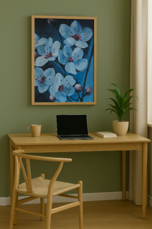Chinese blossom, 100x70cm, 2006 €740,=