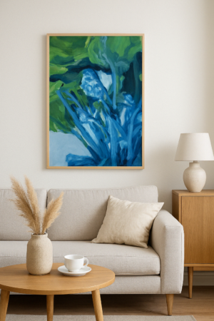 Green flowers, 60x80cm, 2006, €610,=